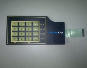 Silicone Keypads with FPC Epoxy