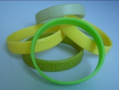 Concave Silicone Bracelets