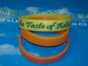 Silicone Bracelets Symbols Fill with
