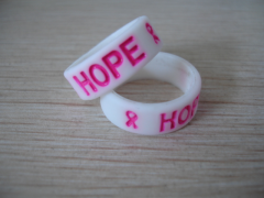 Promotional Silicone Wristband With Ink